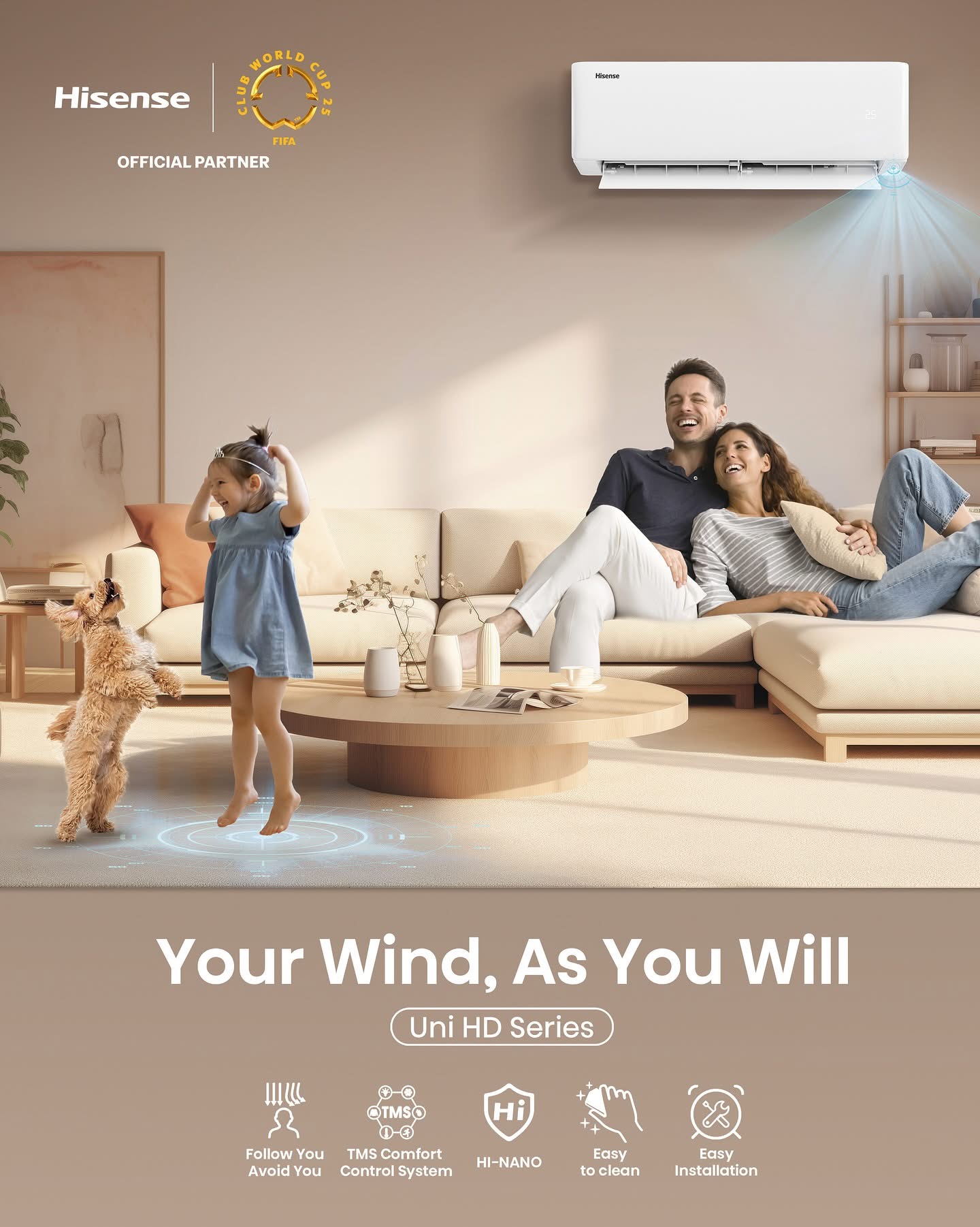 Hisense 1.5 Inverter Ac